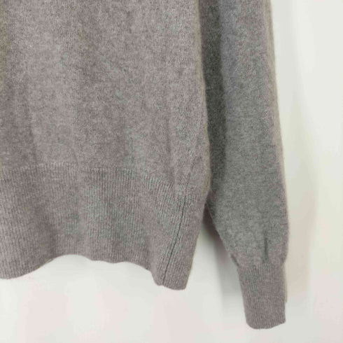 ノーブル Noble 23AW フォックス混 2way Back レース プルオーバー ニット レディース