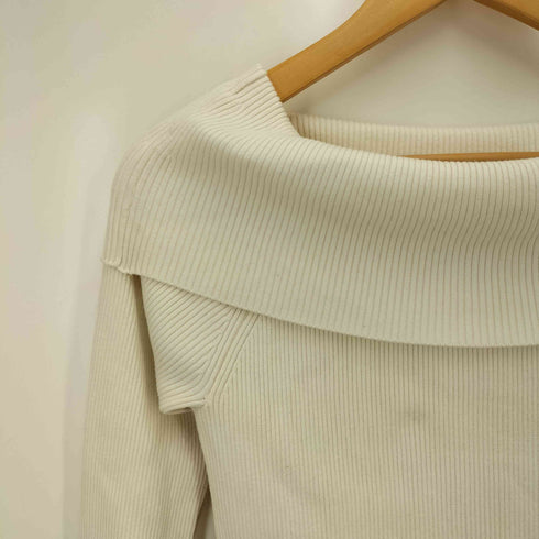 ノーブル Noble 24SS オフショルニット レディース FREE