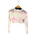 エムエムシックスメゾンマルジェラ MM6 Maison Margiela クロップド モヘア ニット レディース import:XS