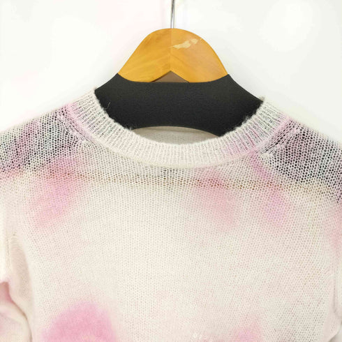 エムエムシックスメゾンマルジェラ MM6 Maison Margiela クロップド モヘア ニット レディース import:XS