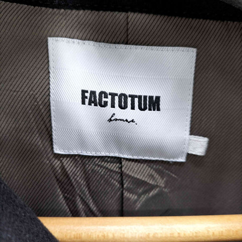 ファクトタム FACTOTUM ウールピーコート マリンボタン メンズ JPN:46