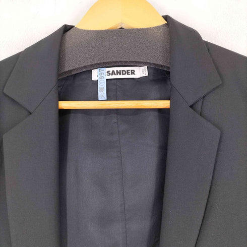 ジルサンダー JIL SANDER フロントボタン ウールモヘア混紡 コート レディース 36