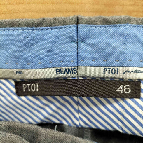 ピーティーゼロウーノ PT01 SUPER 100'S SLIM FIT ストレートウールスラックス メンズ JPN:46