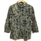 トルネードマート TORNADO MART Y2K Rare Japanese Wrinkle effect Three quarter sleeve shirt コットンシュリンククロコダイルプリント ワイドカラーシャツ メンズ LL