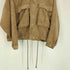 ザラ ZARA コーデュロイ ノーカラー ブルゾン ジャケット レディース import:S