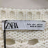 ザラ ZARA OPEN KNIT CARDIGAN オープン ニット カーディガン レディース import:L