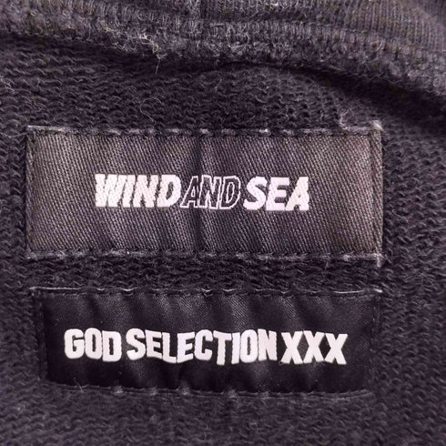 ウィンダンシー WIND AND SEA フロントロゴプルオーバーパーカー メンズ L