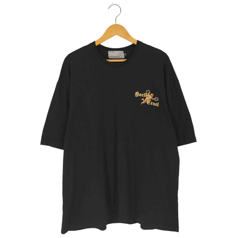 ハーシュアンドクルーエル HARSHANDCRUEL エンジェルプリント クルーネック Tシャツ メンズ JPN:L