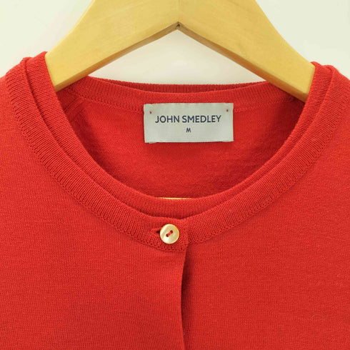 ジョンスメドレー JOHN SMEDLEY 半袖ニット カーディガン アンサンブル レディース M