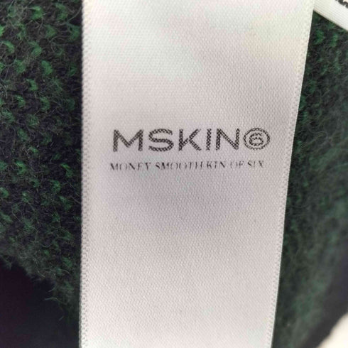 MSKIN プリントクルーネックニット メンズ