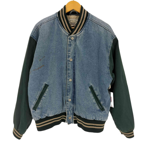 アメリカンイーグルアウトフィッターズ AMERICAN EAGLE OUTFITTERS OLD デニムボンバージャケット アワードジャケット メンズ JPN:M