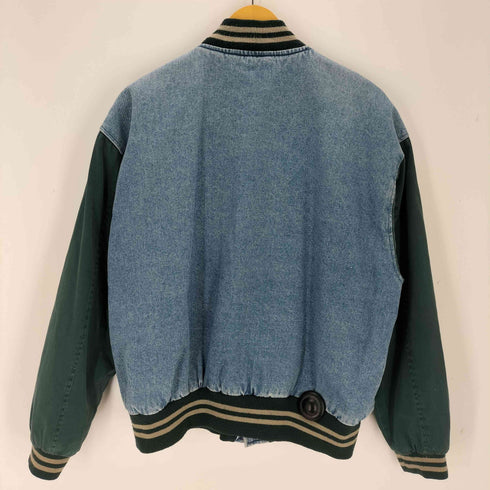 アメリカンイーグルアウトフィッターズ AMERICAN EAGLE OUTFITTERS OLD デニムボンバージャケット アワードジャケット メンズ JPN:M