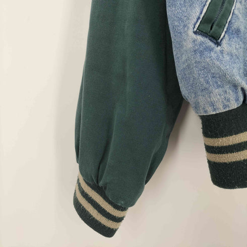 アメリカンイーグルアウトフィッターズ AMERICAN EAGLE OUTFITTERS OLD デニムボンバージャケット アワードジャケット メンズ JPN:M