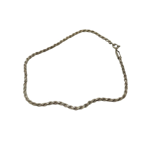 SILVER925刻印 鎖 チェーン ブレスレット メンズ