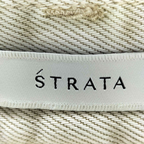 エストラータ STRATA アシメセミフレアデニムスカート レディース JPN:S