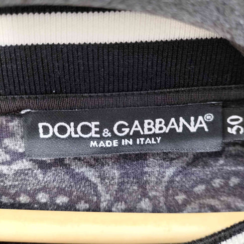 ドルチェアンドガッバーナ DOLCE&GABBANA 18SS DG KING/ROYAL プリントS/Sカットソー メンズ EUR:50