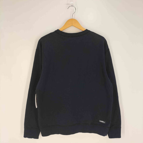 オニール ONEILL 90-00s 前V 立体刺繍 クルーネック スウェット メンズ JPN:L