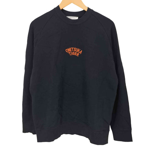 オニツカタイガー ONITSUKA TIGER 24AW SWEAT TOP ロゴ 刺繍 クルーネック スウェット メンズ JPN:M