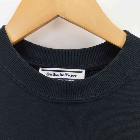 オニツカタイガー ONITSUKA TIGER 24AW SWEAT TOP ロゴ 刺繍 クルーネック スウェット メンズ JPN:M