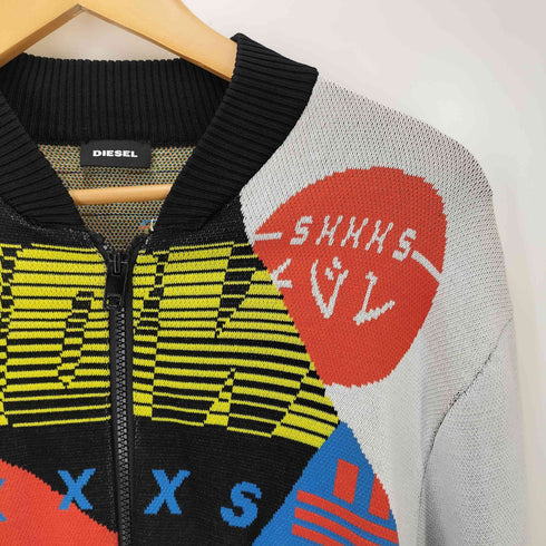 ディーゼル DIESEL S JACKET K-RACIN SXXXS ニット ジップアップ ジャケット メンズ import:S
