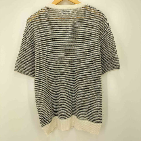 A+ TOKYO 和紙メッシュハーフスリーブニットTEE メンズ JPN:1
