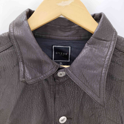 ゲス GUESS 90S-00S レザーシャツ メンズ JPN:XL