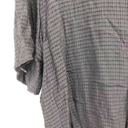 ザラ ZARA ボックスシアー オープンカラーシャツ メンズ import:S