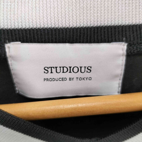 ステュディオス STUDIOUS リブライン Vネック プル―オーバー メンズ JPN:2
