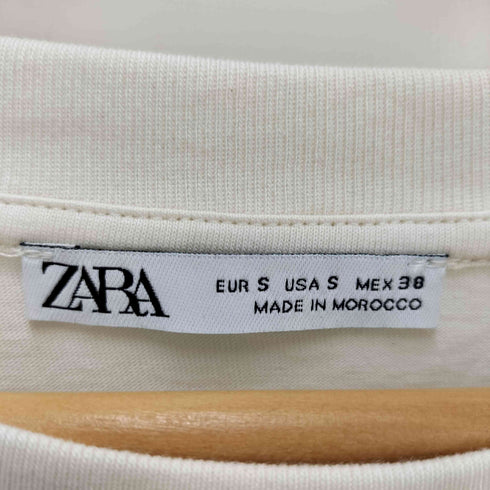 ザラ ZARA TEXTURED PRINTED T-SHIRT メンズ import:S