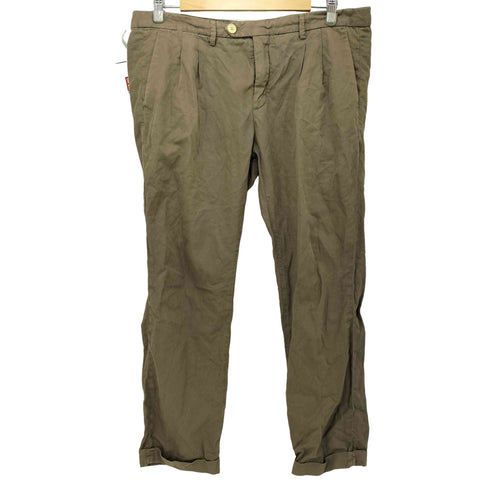YAN SIMMON SPIRIT TAPERED FIT リネン混スラックス メンズ 36