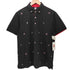 バンド 総柄 S/S ポロシャツ メンズ import:M