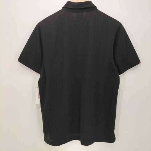 バンド 総柄 S/S ポロシャツ メンズ import:M