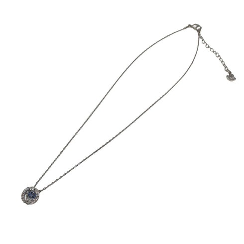スワロフスキー SWAROVSKI ブルー ストーン トップ ネックレス レディース
