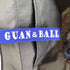 Guan AND Ball 虎刺繍 ナイロンショルダーバッグ メンズ