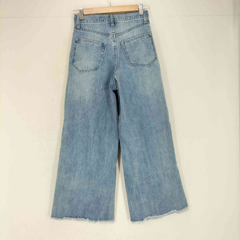 WHEIR アシンメトリーワイドデニムパンツ cool レディース UK:25