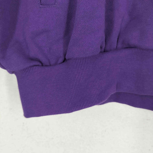 プニュズ PUNYUS ロゴ刺繍ハーフジップスウェット レディース JPN:3