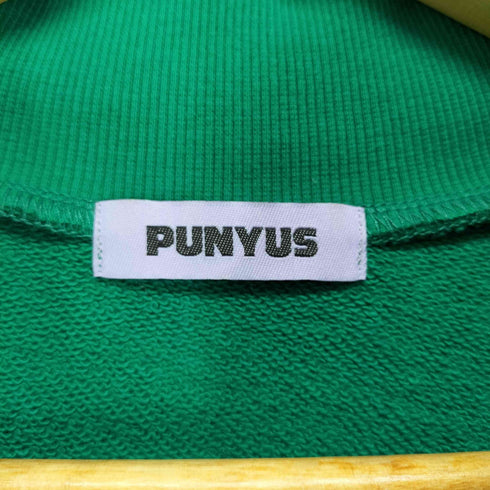 プニュズ PUNYUS ロゴ刺繍ハーフジップスウェット レディース JPN:3