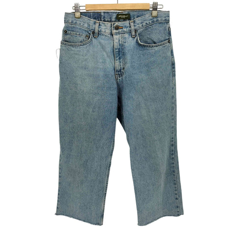 エディーバウアー Eddie Bauer 00S CLASSIC FIT カットオフ ジッパーフライ デニム パンツ メンズ W32×L32