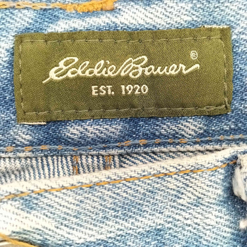 エディーバウアー Eddie Bauer 00S CLASSIC FIT カットオフ ジッパーフライ デニム パンツ メンズ W32×L32
