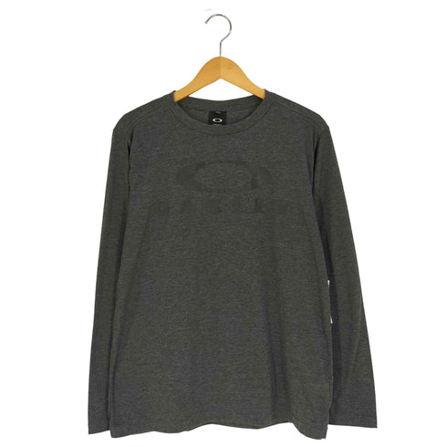 オークリー OAKLEY ロゴプリント ストレッチ ロングスリーブTシャツ メンズ JPN:M