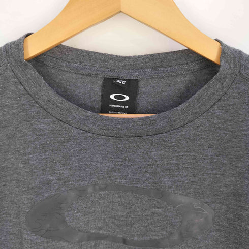 オークリー OAKLEY ロゴプリント ストレッチ ロングスリーブTシャツ メンズ JPN:M