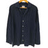 米富繊維TF Yonetomi LINEN KNIT S/T オープンカラーストライプニットシャツ メンズ JPN:2