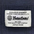米富繊維TF Yonetomi LINEN KNIT S/T オープンカラーストライプニットシャツ メンズ JPN:2
