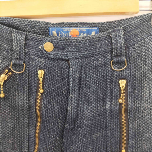 ブラックミーンズ BLACKMEANS 刺し子 道着ジップパンツ メンズ JPN:3