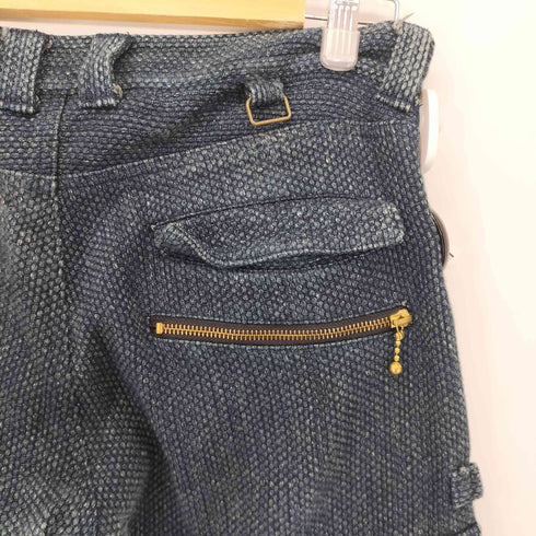 ブラックミーンズ BLACKMEANS 刺し子 道着ジップパンツ メンズ JPN:3