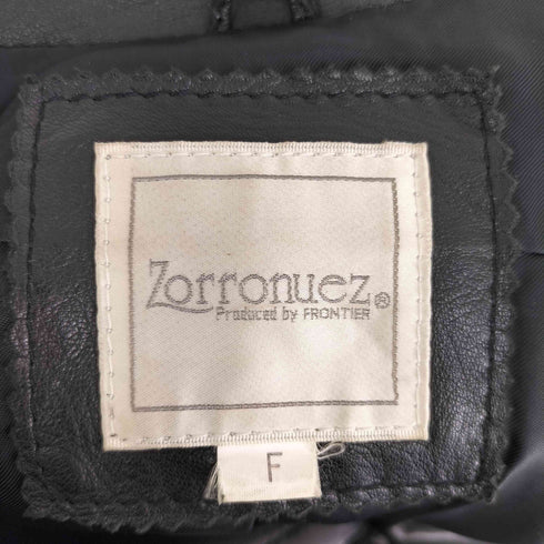 ZORRONUEZ シープスキン レザーハーフコート 袖プリーツ加工 レディース FREE