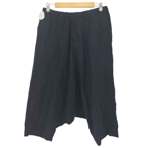 ヨウジヤマモトプールオム Yohji Yamamoto POUR HOMME 16SS シワポプリン縦接ぎサルエルパンツ メンズ JPN:2