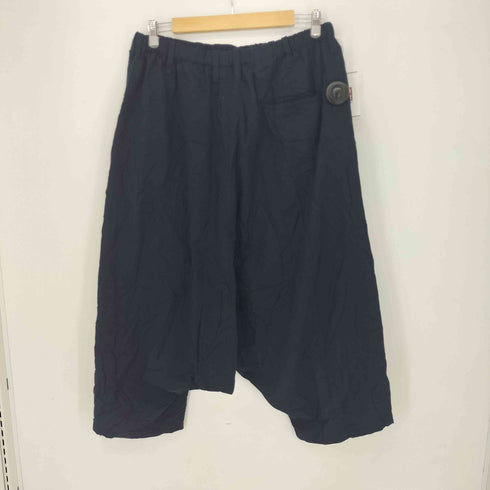 ヨウジヤマモトプールオム Yohji Yamamoto POUR HOMME 16SS シワポプリン縦接ぎサルエルパンツ メンズ JPN:2