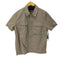 ゲス GUESS ナイロン混S/Sワークシャツ メンズ import:L