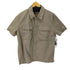ゲス GUESS ナイロン混S/Sワークシャツ メンズ import:L